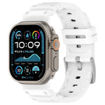 Diamond Texture Two-Color Silicone Watch Band, For Apple Watch 46mm / 49mm / 45mm / 44mm