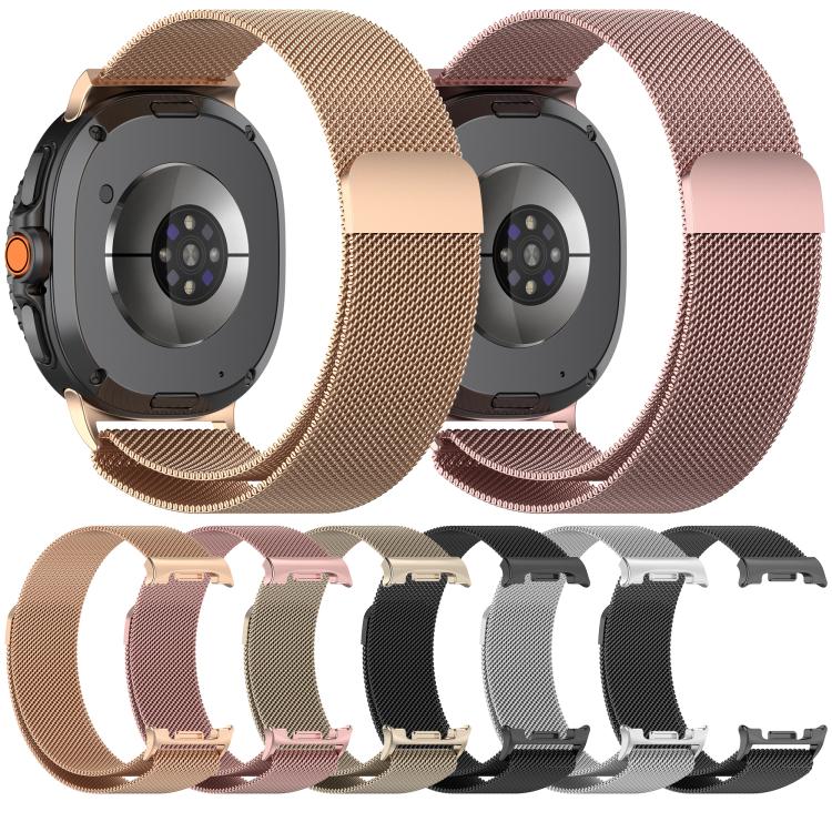 Milan Magnetic Stainless Steel Watch Band, For Samsung Galaxy Watch8 / Watch8 Classic