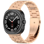 Three Beads Stainless Steel Watch Band with Removal Tool, For Samsung Galaxy Watch8 / Watch8 Classic