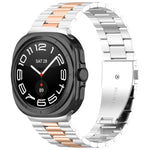 Three Beads Stainless Steel Watch Band with Removal Tool, For Samsung Galaxy Watch8 / Watch8 Classic