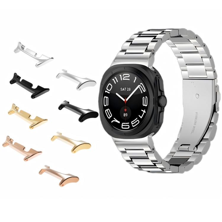 One Pair Metal Head Watch Band Connector, For Samsung Galaxy Watch Ultra 2025 20mm, For Samsung Galaxy Watch Ultra 2025 22mm