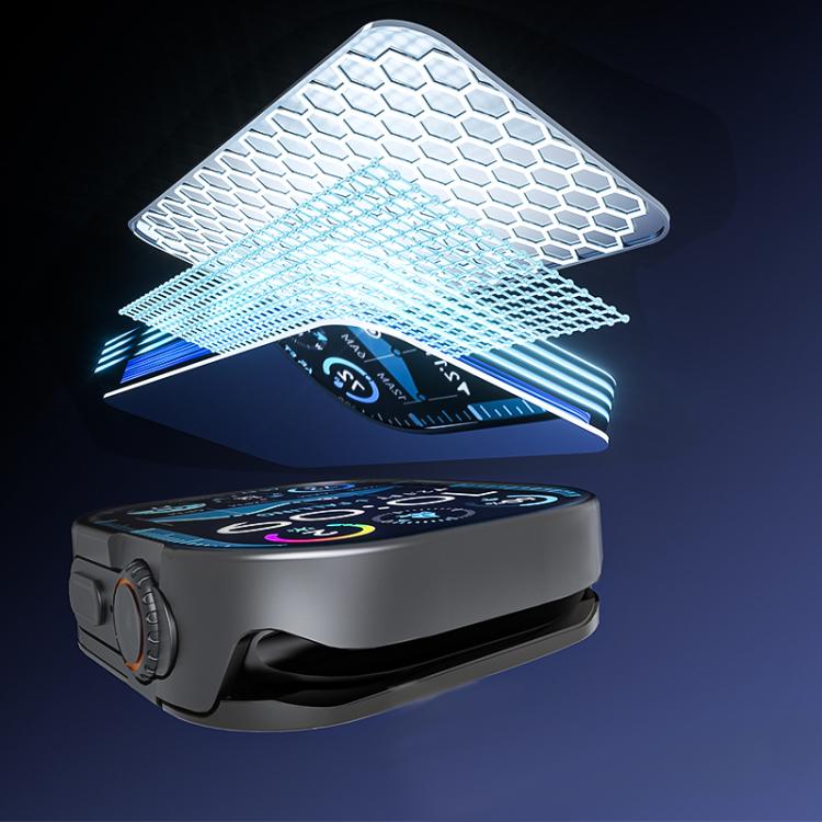 Gehäuse aus gehärtetem Aluminium mit integriertem Gehäuseboden, für Apple Watch Ultra 3 / 2 / 1 49 mm