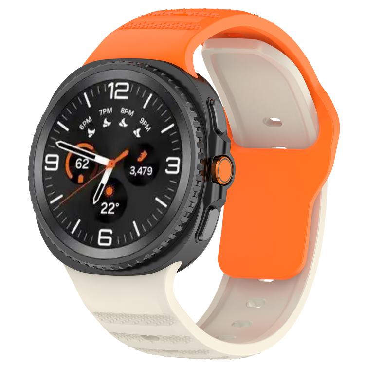 Dot Pattern Release Buckle Silicone Watch Band, For Samsung Galaxy Watch8 / Watch8 Classic