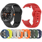 Dot Pattern Release Buckle Silicone Watch Band, For Samsung Galaxy Watch8 / Watch8 Classic