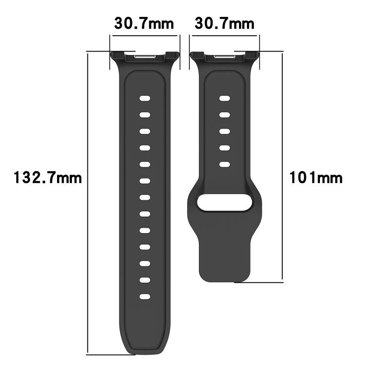 Dot Pattern Release Buckle Silicone Watch Band, For Samsung Galaxy Watch8 / Watch8 Classic