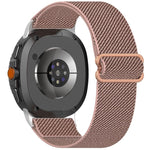 Ethnic Style Elastic Nylon Braided Watch Band, For Samsung Galaxy Watch8 / Watch8 Classic