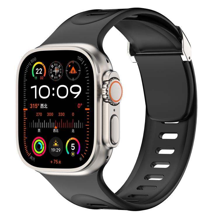 Explorer Silicone Watch Band, For Apple Watch 46mm / 49mm / 45mm / 44mm