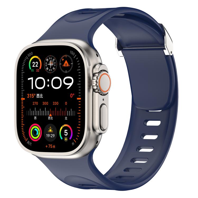 Explorer Silicone Watch Band, For Apple Watch 46mm / 49mm / 45mm / 44mm