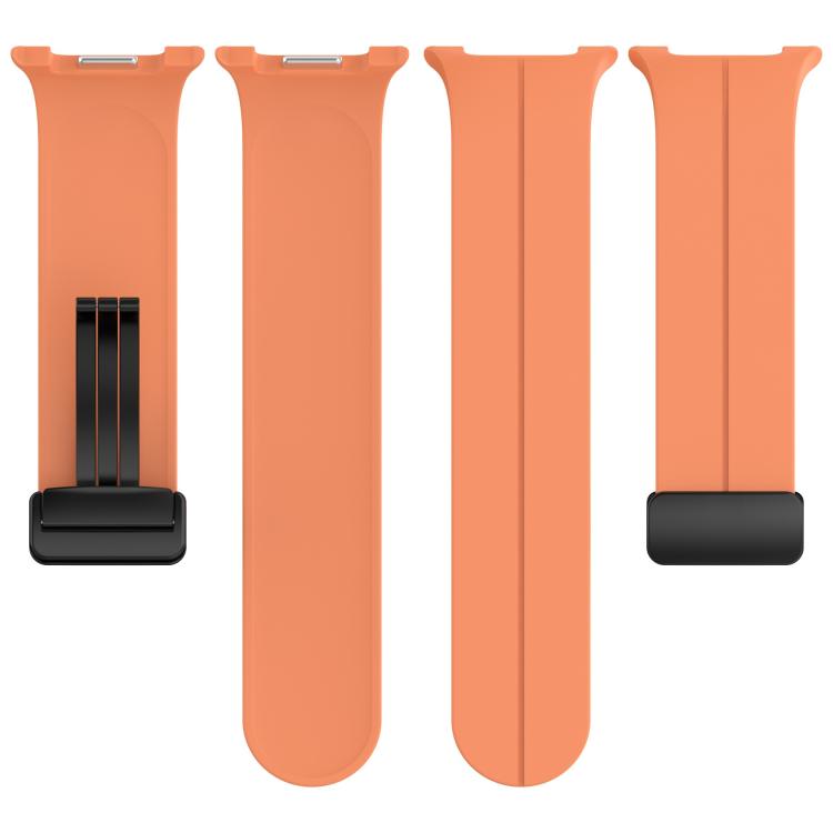 Folding Magnetic Buckle Silicone Watch Band, For Samsung Galaxy Watch8 / Watch8 Classic