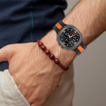 Vertical Two Color Silicone Watch Band, For Samsung Galaxy Watch8 / Watch8 Classic