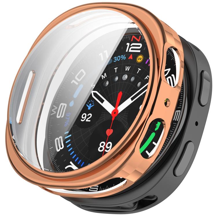 All Coverage Electroplated TPU Watch Protective Case, For Samsung Galaxy Watch 8 44mm, For Samsung Galaxy Watch 8 40mm