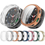 All Coverage Electroplated TPU Watch Protective Case, For Samsung Galaxy Watch 8 44mm, For Samsung Galaxy Watch 8 40mm