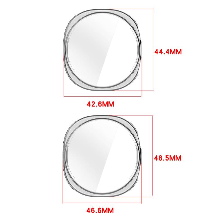 All Coverage Electroplated TPU Watch Protective Case, For Samsung Galaxy Watch 8 44mm, For Samsung Galaxy Watch 8 40mm