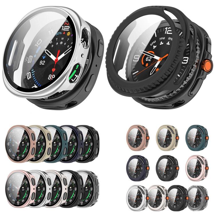 Tempered Film Integrated PC Watch Cover, For Samsung Galaxy Watch8 Classic 46mm, For Samsung Galaxy Watch 8 44mm, For Samsung Galaxy Watch 8 40mm