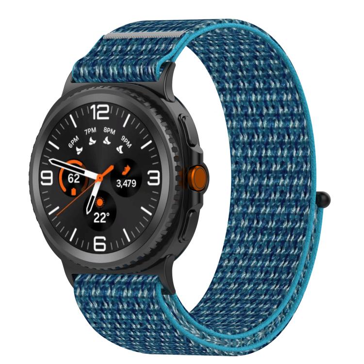 Nylon Hook and Loop Fastener Watch Band, For Samsung Galaxy Watch8 / Watch8 Classic