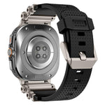 Metal Watch Connector Silicone Watch Band, For Samsung Galaxy Watch Ultra 47mm / Ultra 2025