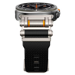 Metal Watch Connector Silicone Watch Band, For Samsung Galaxy Watch Ultra 47mm / Ultra 2025