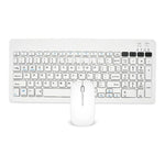 2858+030 Rechargeable Wireless Bluetooth Keyboard Silent Mouse Set with 800/1200/1600 DPI