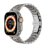 Octagonal Stainless Steel  Watch, For Apple Watch 46mm / 49mm / 45mm / 44mm