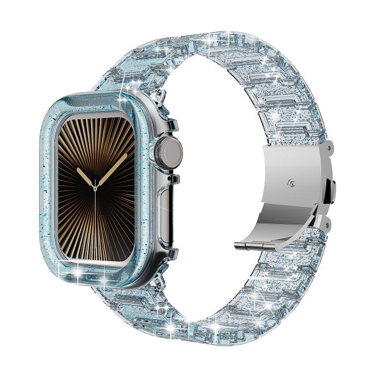 Chameleon PC Case Epoxy Resin Watch Band, For Apple Watch Series 10 46mm, For Apple Watch Series 10 42mm, For Apple Watch 44mm / 45mm, For Apple Watch 40mm / 41mm, For Apple Watch 49mm