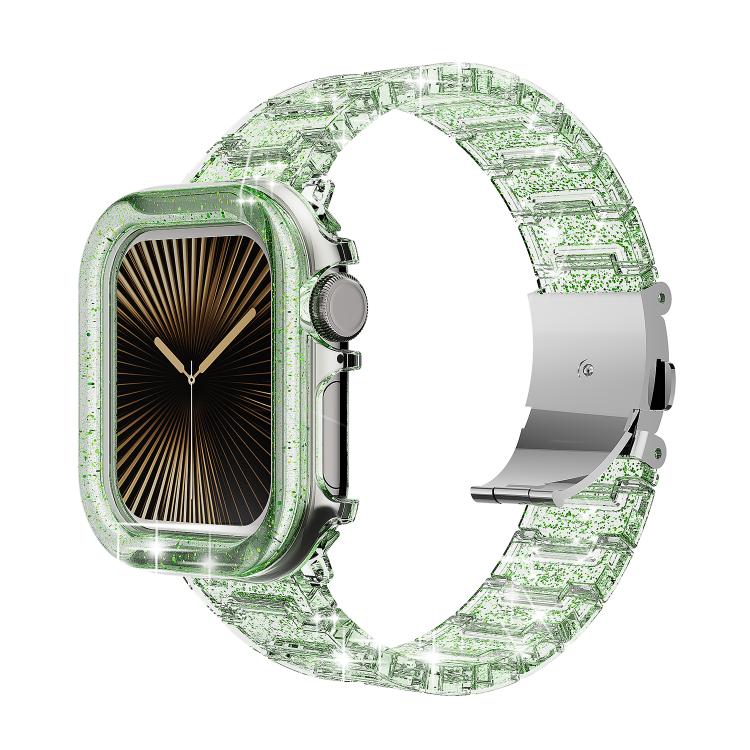 Chameleon PC Case Epoxy Resin Watch Band, For Apple Watch Series 10 46mm, For Apple Watch Series 10 42mm, For Apple Watch 44mm / 45mm, For Apple Watch 40mm / 41mm, For Apple Watch 49mm