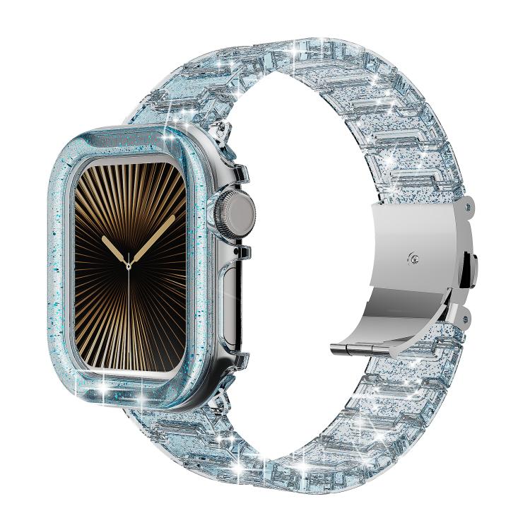Chameleon PC Case Epoxy Resin Watch Band, For Apple Watch Series 10 46mm, For Apple Watch Series 10 42mm, For Apple Watch 44mm / 45mm, For Apple Watch 40mm / 41mm, For Apple Watch 49mm
