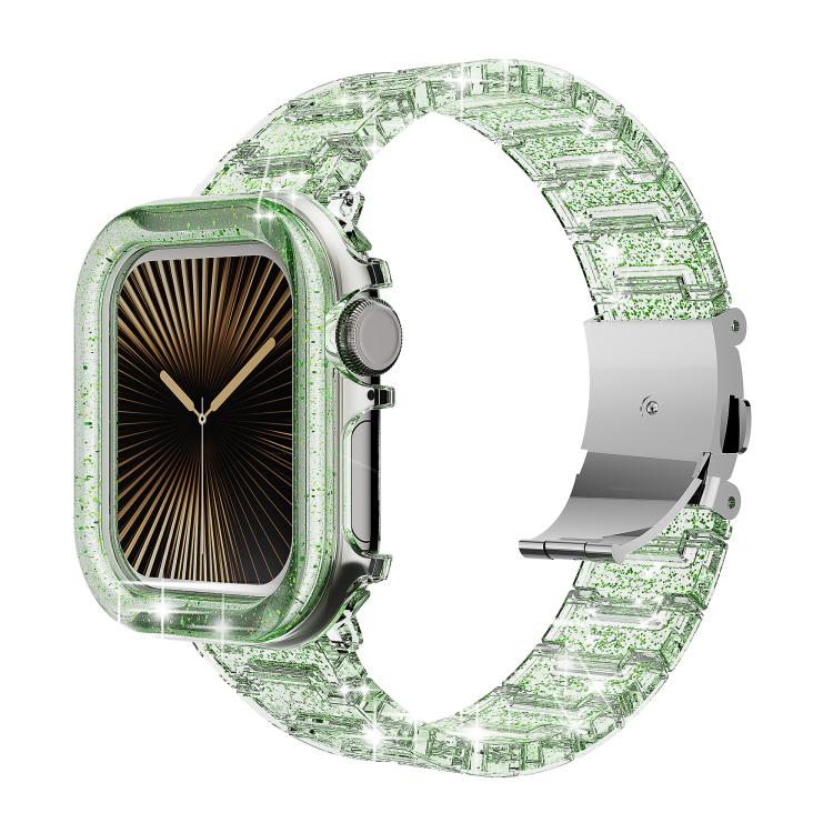 Chameleon PC Case Epoxy Resin Watch Band, For Apple Watch Series 10 46mm, For Apple Watch Series 10 42mm, For Apple Watch 44mm / 45mm, For Apple Watch 40mm / 41mm, For Apple Watch 49mm