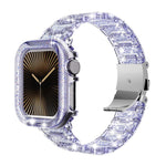 Chameleon PC Case Epoxy Resin Watch Band, For Apple Watch Series 10 46mm, For Apple Watch Series 10 42mm, For Apple Watch 44mm / 45mm, For Apple Watch 40mm / 41mm, For Apple Watch 49mm