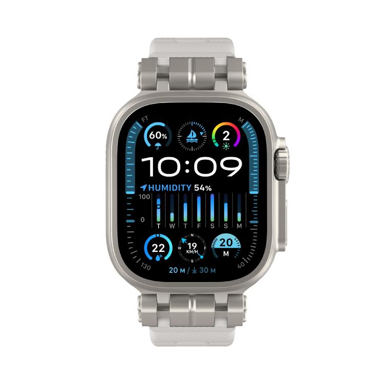 H016 Functional Series Twill Texture TPU Watch Band, For Apple Watch 46mm / 49mm / 45mm / 44mm