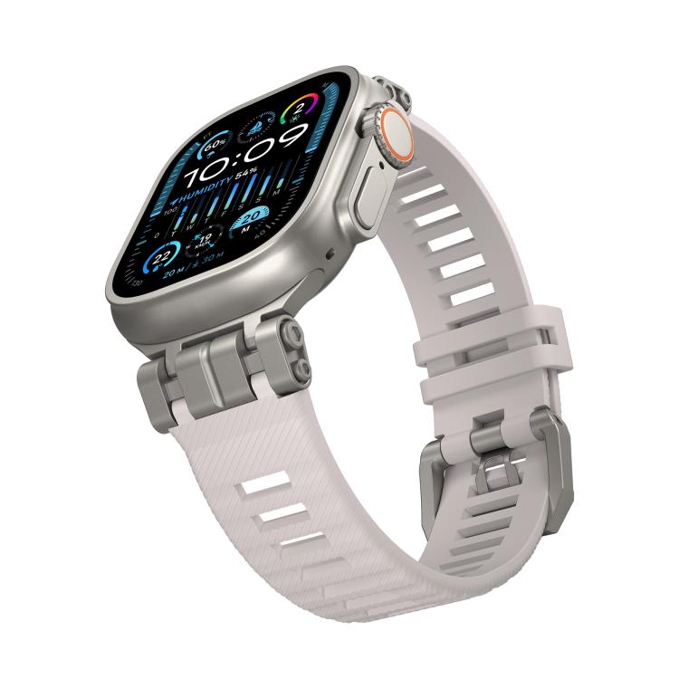 H016 Functional Series Twill Texture TPU Watch Band, For Apple Watch 46mm / 49mm / 45mm / 44mm