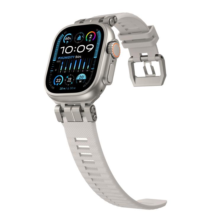 H016 Functional Series Twill Texture TPU Watch Band, For Apple Watch 46mm / 49mm / 45mm / 44mm