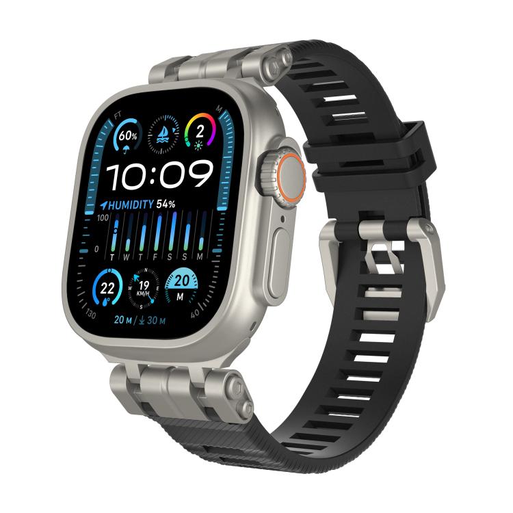 H016 Functional Series Twill Texture TPU Watch Band, For Apple Watch 46mm / 49mm / 45mm / 44mm