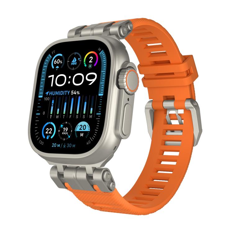 H016 Functional Series Twill Texture TPU Watch Band, For Apple Watch 46mm / 49mm / 45mm / 44mm