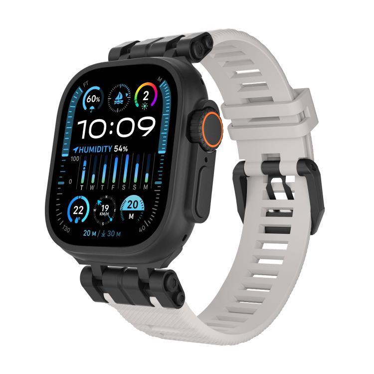 H016 Functional Series Twill Texture TPU Watch Band, For Apple Watch 46mm / 49mm / 45mm / 44mm