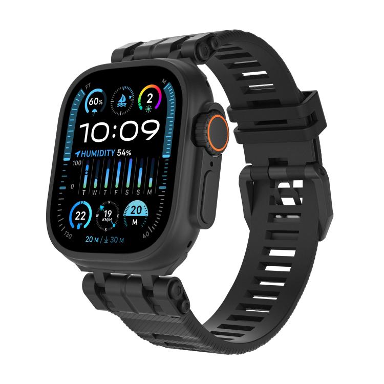 H016 Functional Series Twill Texture TPU Watch Band, For Apple Watch 46mm / 49mm / 45mm / 44mm