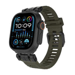 H016 Functional Series Twill Texture TPU Watch Band, For Apple Watch 46mm / 49mm / 45mm / 44mm