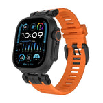 H016 Functional Series Twill Texture TPU Watch Band, For Apple Watch 46mm / 49mm / 45mm / 44mm