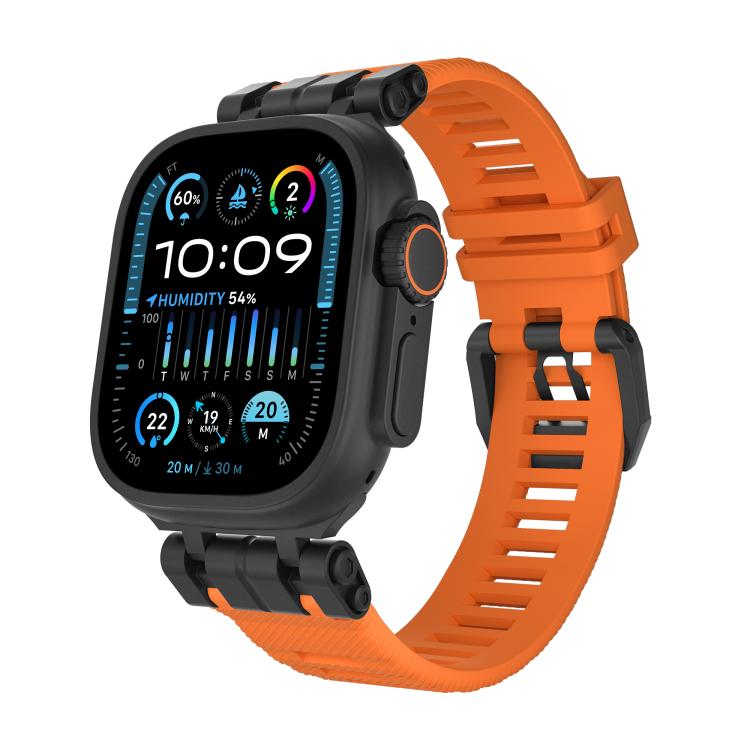 H016 Functional Series Twill Texture TPU Watch Band, For Apple Watch 46mm / 49mm / 45mm / 44mm