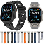 H016 Functional Series Twill Texture TPU Watch Band, For Apple Watch 46mm / 49mm / 45mm / 44mm