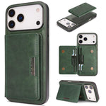 Kalebol Strong MagSafe Magnetic Two-Fold Card Bag Leather Phone Case, For iPhone Fold, For iPhone 18 Pro, For iPhone 18 Pro Max, For iPhone 17 Pro Max, For iPhone 17 Pro, For iPhone 17, For iPhone Air, For iPhone 17e / 16e