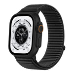 Woven Nylon Hook And Loop Fastener Metal Interface Watch Band, For Apple Watch 46mm / 49mm / 45mm / 44mm, For Apple Watch 42mm / 41mm / 40mm / 38mm