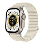Woven Nylon Hook And Loop Fastener Metal Interface Watch Band, For Apple Watch 46mm / 49mm / 45mm / 44mm, For Apple Watch 42mm / 41mm / 40mm / 38mm