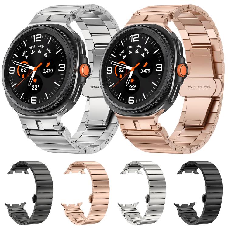 Bamboo Joint Stainless Steel Watch Band, For Samsung Galaxy Watch8 / Watch8 Classic