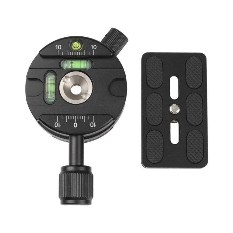 X-64 Professional Camera Tripod Monopod Panoramic Panorama Head with Quick Release Plate, X-64