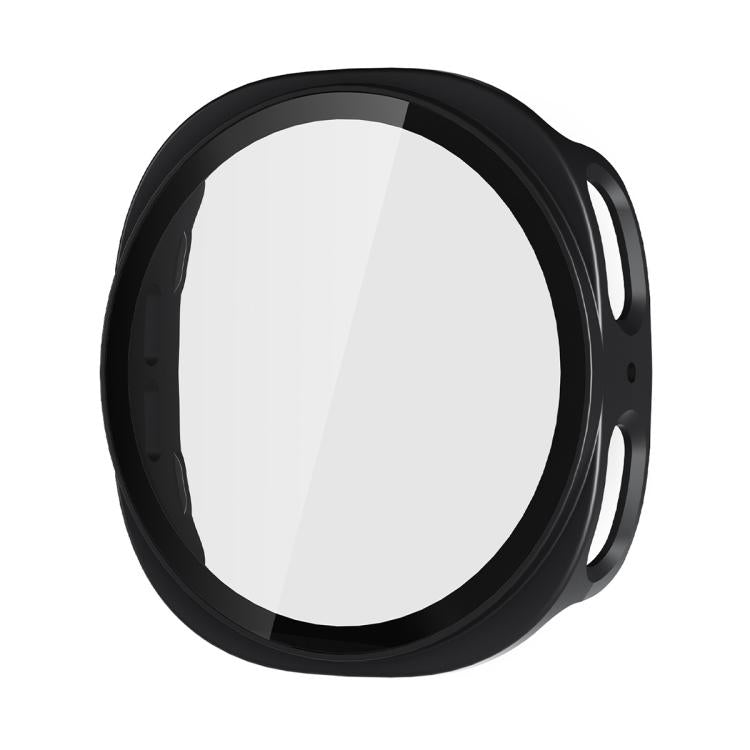 ENKAY Hat-Prince Full Coverage Tempered Glass Film Integrated PC Watch Case, For Samsung Galaxy Watch8 44mm, For Samsung Galaxy Watch8 40mm