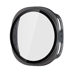 ENKAY Hat-Prince Full Coverage Tempered Glass Film Integrated PC Watch Case, For Samsung Galaxy Watch8 44mm, For Samsung Galaxy Watch8 40mm