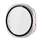 ENKAY Hat-Prince Full Coverage Tempered Glass Film Integrated PC Watch Case, For Samsung Galaxy Watch8 44mm, For Samsung Galaxy Watch8 40mm