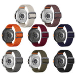 Bull Bead Buckle Elastic Nylon Watch Band, For Samsung Galaxy Watch8 / Watch8 Classic