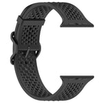 Breathable Holes Silicone Watch Band, For Apple Watch 46mm / 49mm / 45mm / 44mm