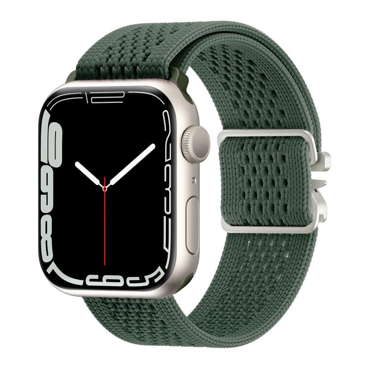 Parachute Buckle Knitted Nylon Watch Band, For Apple Watch 46mm / 49mm / 45mm / 44mm, For Apple Watch 42mm / 41mm / 40mm / 38mm